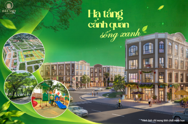 Hạ tầng hoàn thiện kết hợp cùng cảnh quan sống xanh mát